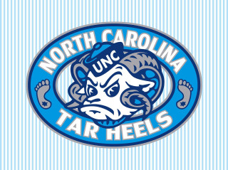 North carolina tar heels logo - stripe free wallpaper