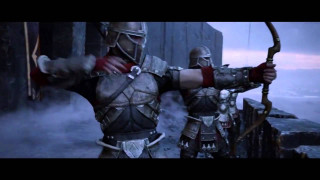 Man armor bow arrow building - daryush shokof free wallpaper