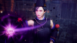 Kujo jolyne purple light red - unreal engine 5 quality free wallpaper