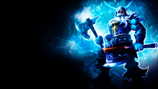 Man hammer blue flame face - warhammer free wallpaper