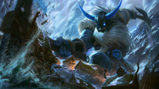 Demon horns huge body water - huge free wallpaper