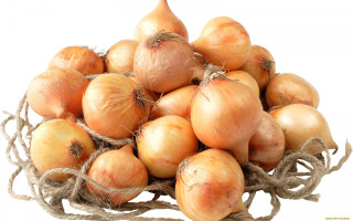 Onions pile rope basket white - 4k uhd image free wallpaper