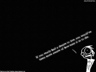 Black white person knife quote - picture of a person free wallpaper