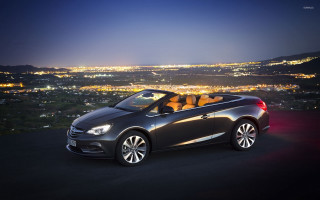 Car seats night city lights - the back of it free wallpaper