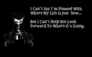 Black white quote gapmoe yandere - free dark wallpaper for desktop