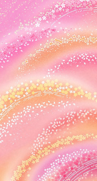 Pink yellow swirl stars rainbow - a rainbow background free wallpaper for mobile