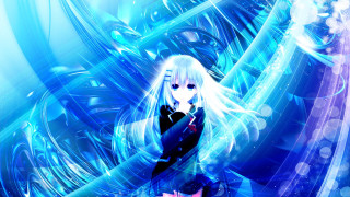 Anime girl long white hair - long white hair free wallpaper