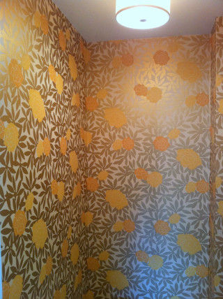 Bathroom toilet leaf wallpaper light - leaf free wallpaper for mobile