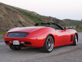 Red sports car parked hill - allan brooks free wallpaper