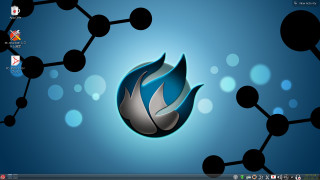 Computer screen blue white logo - a computer screen free wallpaper for desktop