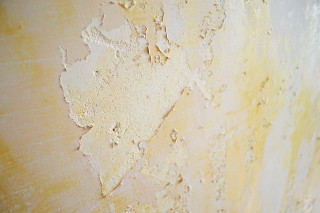 Peeling paint wall clock carol - paint free wallpaper