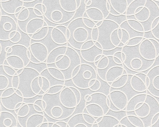 White wall circles pattern background - paper texture free wallpaper