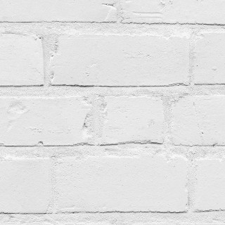 White brick wall rough cracked - rough free wallpaper