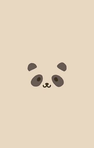 Panda face with mustache image - black eye free wallpaper for mobile