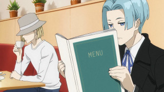 Man woman sitting table menu - armin hansen free wallpaper for desktop