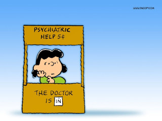 Cartoon person doctor office sign - charles schulz free wallpaper