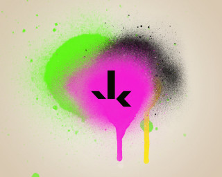 Pink green liquid drop k - liquid free wallpaper for desktop