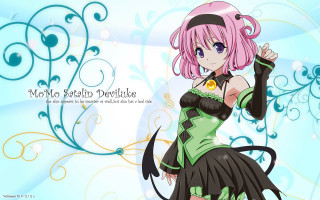 Girl pink hair green dress - swirl free wallpaper