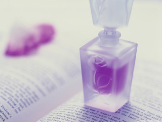 Perfume book flower open top - an open book free wallpaper