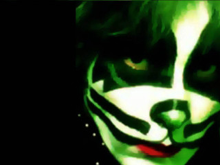 Green white face paint black - mask free wallpaper for desktop