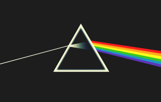 Dark side moon rainbow white 6 - a dark side of the moon free wallpaper