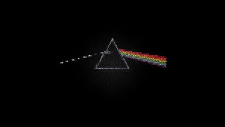 Dark moon rainbow triangle kinetic - kinetic pointillism free wallpaper