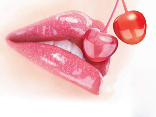 Cherry hook woman lips cherry - cherryl fountain free wallpaper