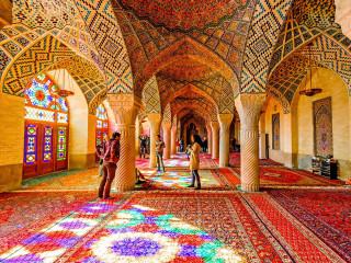 Large room colorful carpets arches - the doorway free wallpaper for desktop