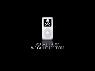 Skull crossbones apple music quote - expressive free wallpaper