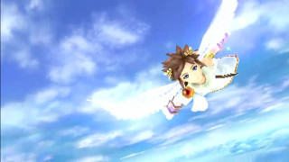 Cartoon character flying sword cloud - angelic free wallpaper