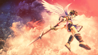 Woman sword clouds sky background 2 - elysium free wallpaper