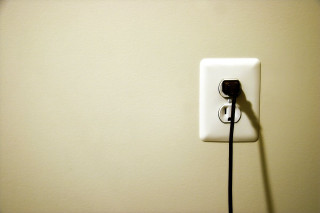 White outlet black cord minimalist - a black cord free wallpaper