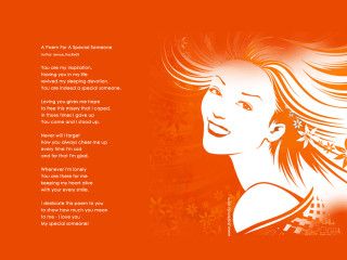 Woman long hair quote image 2 - an angel free wallpaper