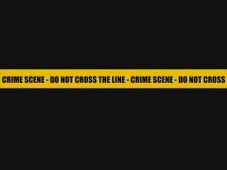 Yellow black crime scene do - jagged free wallpaper