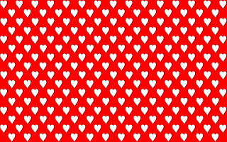 Red white heart pattern white - annabel kidston free wallpaper