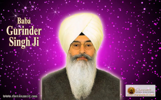 Man white turban beard purple - bapu free wallpaper