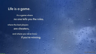 Blue background rain drops poem - the gathering free wallpaper