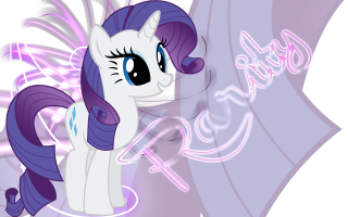 Pony purple mane blue tail - a white tail free wallpaper