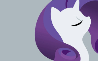 Purple white pony white mane - a black nose and tail free wallpaper