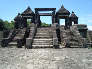 Stone stairway steps gate walkway - step free wallpaper