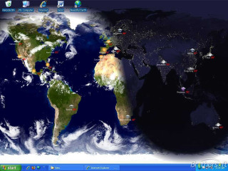 Earth lights map world computer - the earth free wallpaper