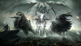 Demonic creatures dark forest man - demonic creature free wallpaper