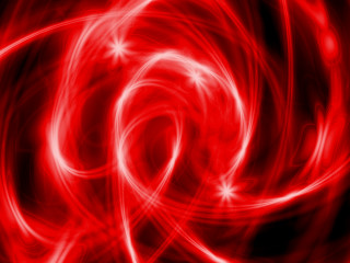 Red swirl stars black background - white star free wallpaper for desktop