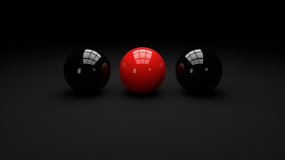 Three balls different shapes sizes - three ball free wallpaper