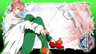 Anime green outfit red shoes - red shoe free wallpaper