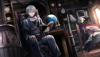 Man sitting chair room clock - a chair in a room free wallpaper for desktop