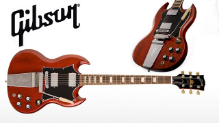 Red guitar black guitar gibson - the back free wallpaper