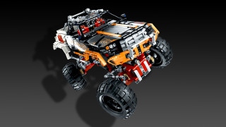 Lego monster truck large tires - deconstructivism free wallpaper