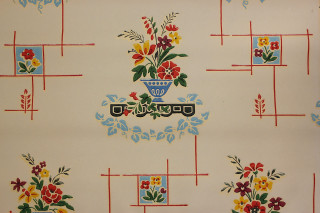 Wall flower arrangement squares numbers - a flower arrangement free wallpaper