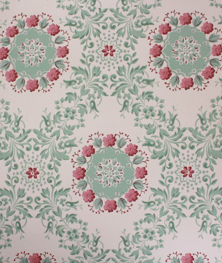 Flower pattern green background pink - a flower pattern free wallpaper for mobile